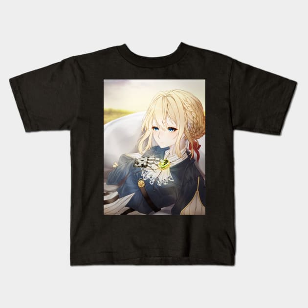 Violet Evergarden Kids T-Shirt by NaoRi